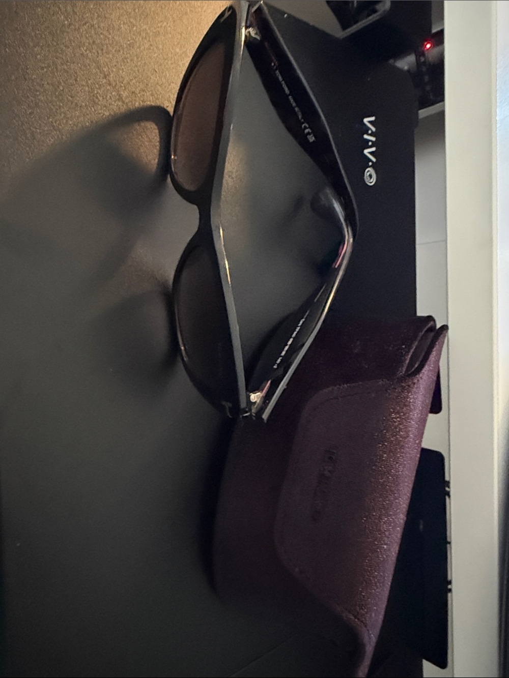Tom Ford Black Sunglasses with Brown Gradient Lenses
